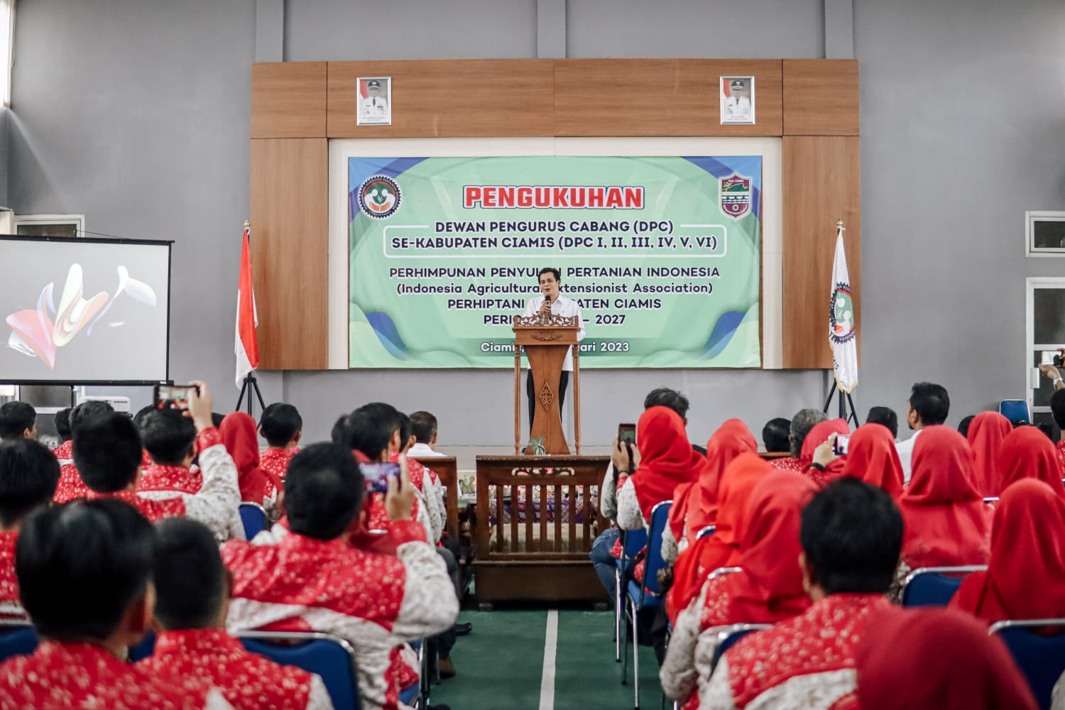 Hadiri Pengukuhan 218 Anggota DPC Perhiptani se-Kabupaten Ciamis Periode 2022-2027, Wabup Ciamis : Pertanian Bagian Ujung Tombak Pembangunan