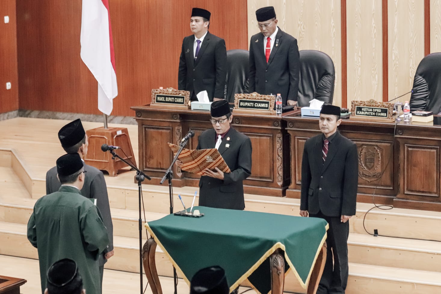 Isi Kekosongan Jabatan, DPRD Kab. Ciamis Lakukan Pelantikan Anggota Pengganti Antar Waktu Sisa Masa Jabatan Tahun 2019-2024