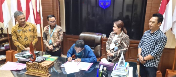 Penandatanganan Kerjasama Pemerintah Kabupaten Ciamis dengan Bank BJB Tahun Anggaran 2022