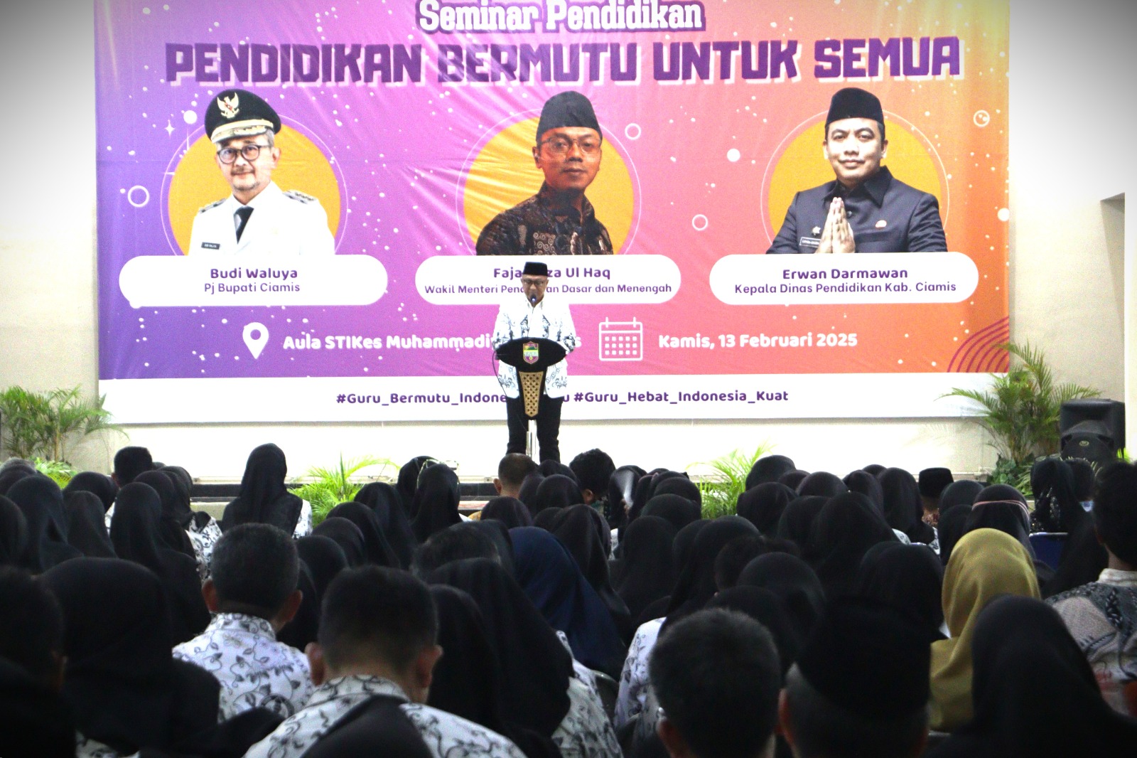Dihadapan Ratusan Guru, Sekda Tegaskan Bahwa “Pendidikan Harus Inklusif dan Merangkul Semua”
