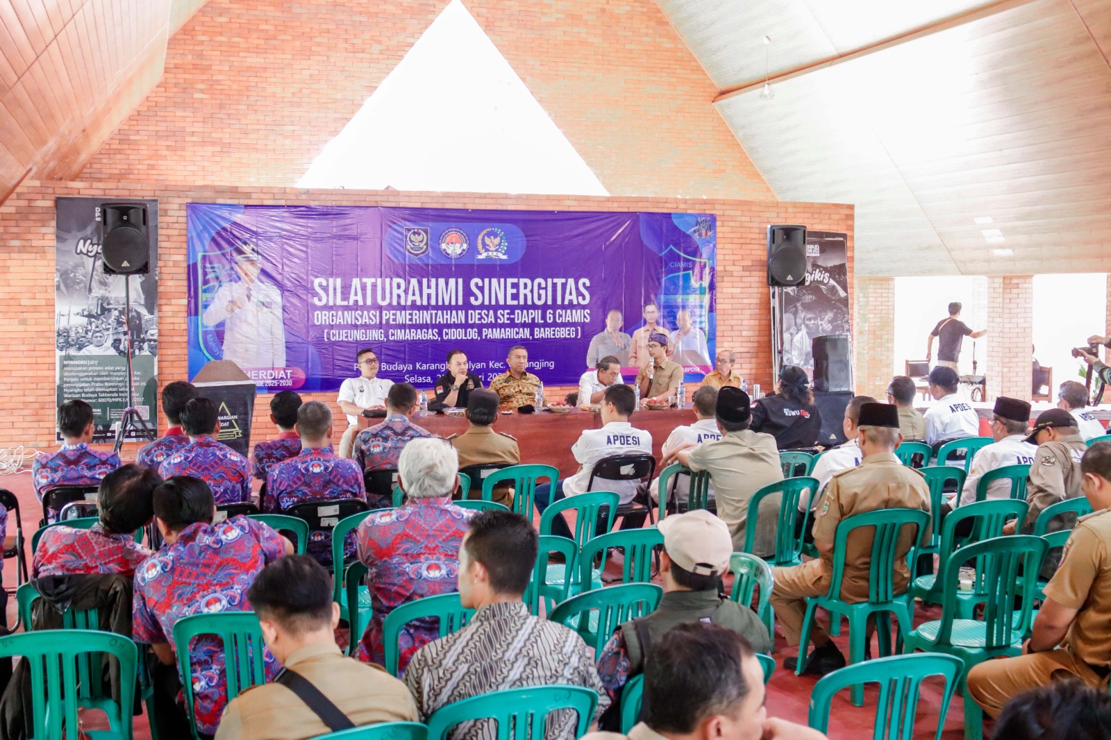 Silaturahmi Sinergitas Organisasi Pemerintahan Desa se-Dapil 6, Sekda Ciamis Gaungkan Pentingnya Kolaborasi Dalam Membangun Daerah