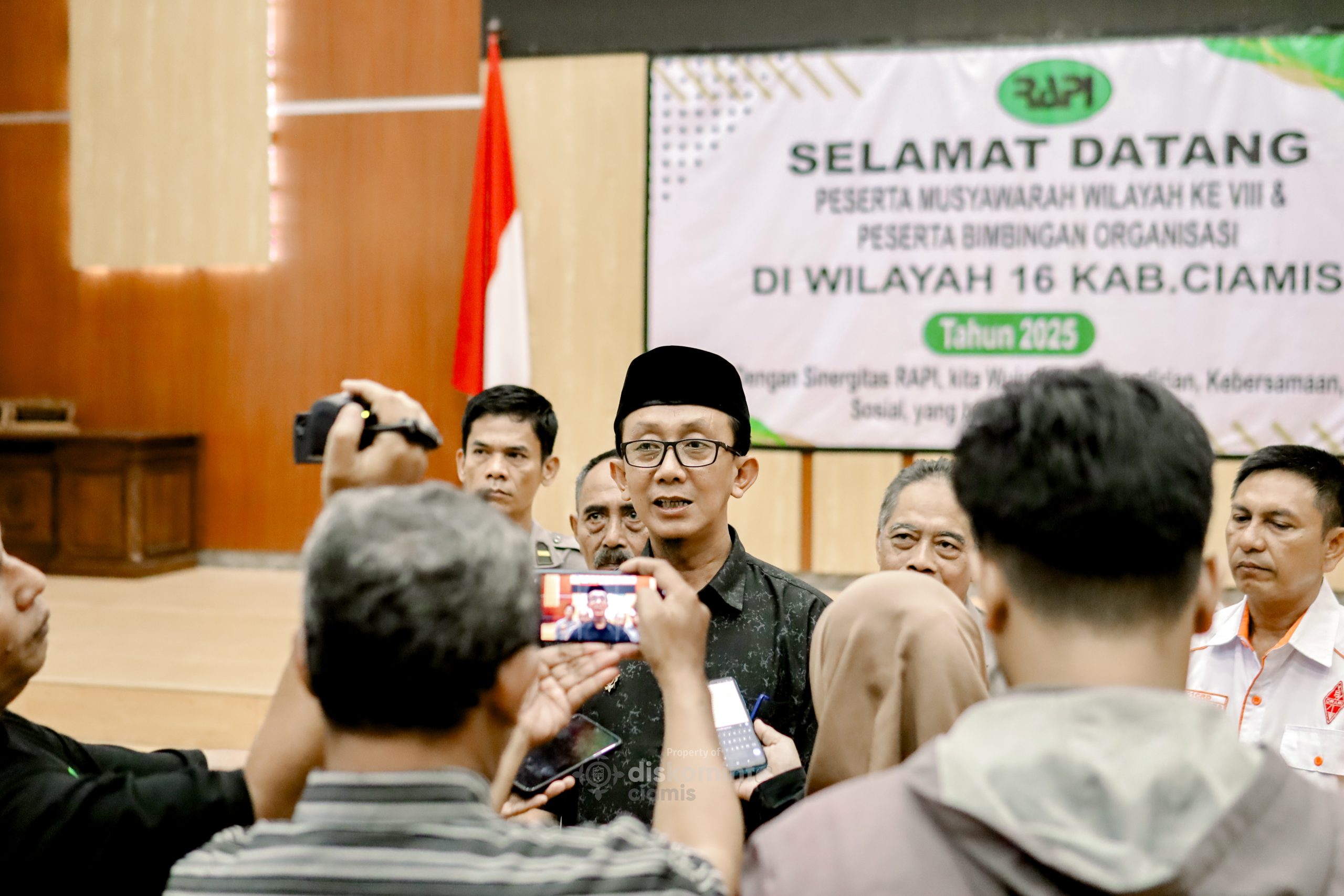 Kadiskominfo Ciamis Resmi Membuka Muswil VIII dan Bimbingan Organisasi RAPI Wilayah 16, Kenalkan Layanan Kedaruratan Call Centre 112