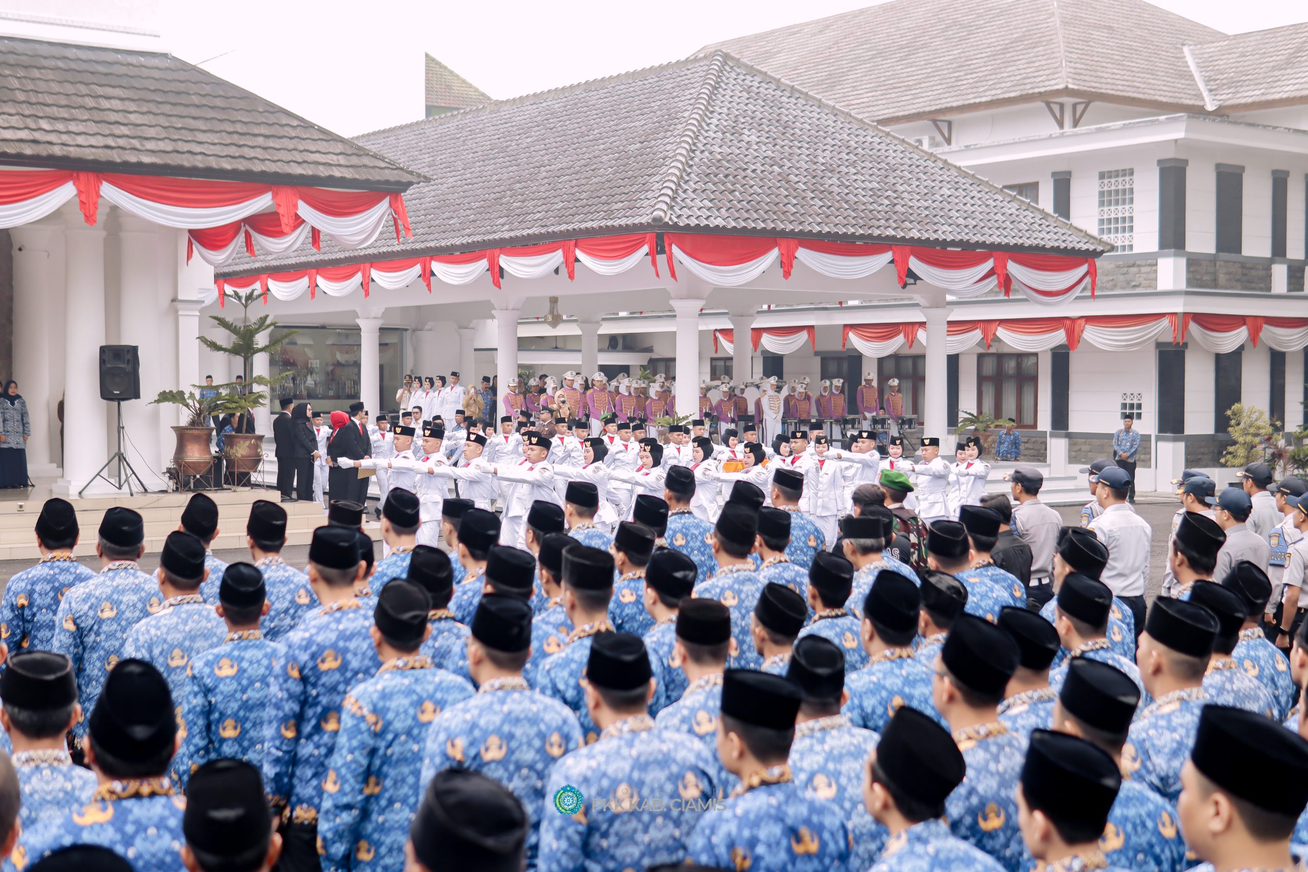 Paskibraka Ciamis 2024 Resmi Purna Tugas di Peringatan Hari Lahir Pancasila
