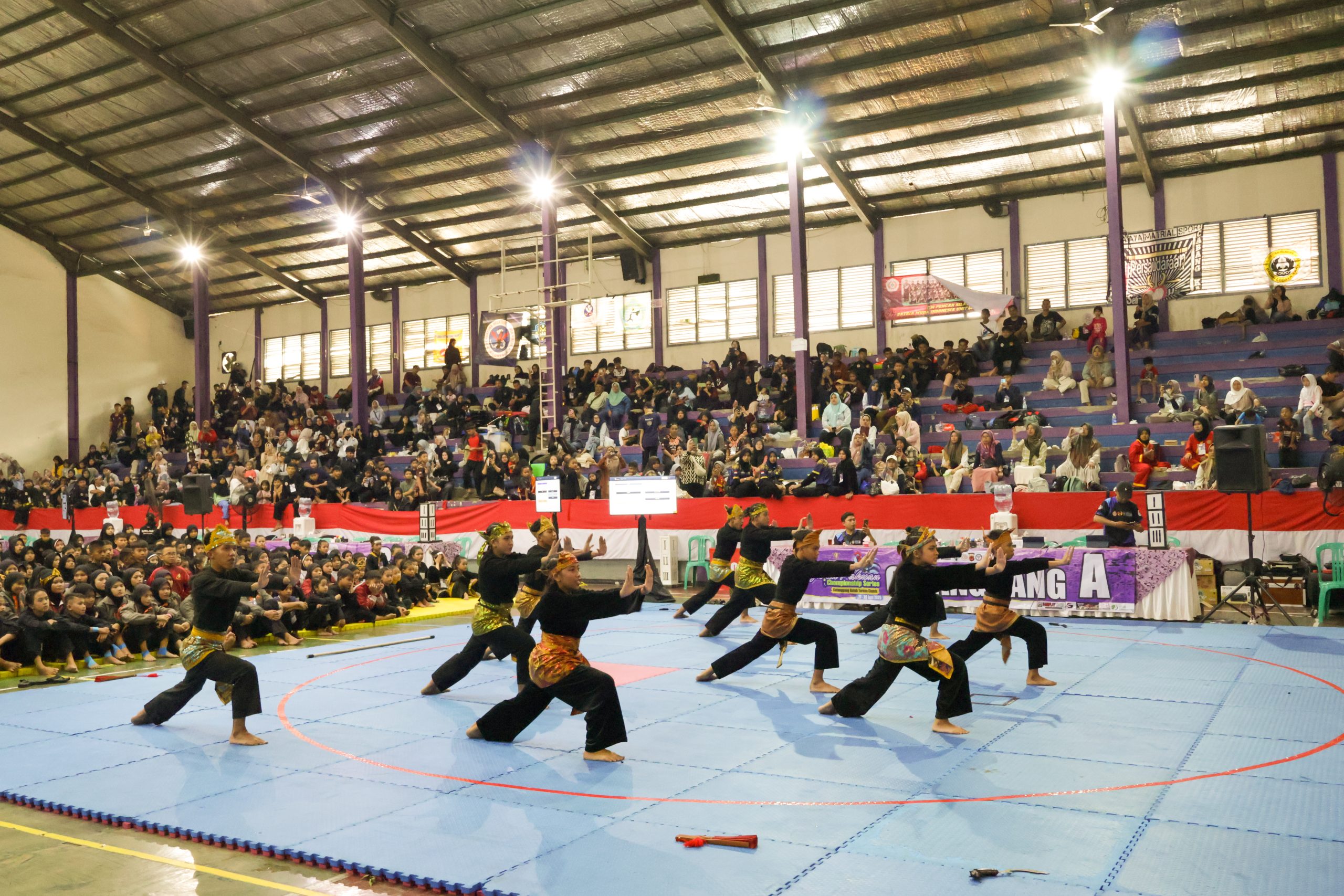 Kejuaraan Pencak Silat Tingkat Nasional Meriahkan HUT Bhayangkara ke-79 di Ciamis